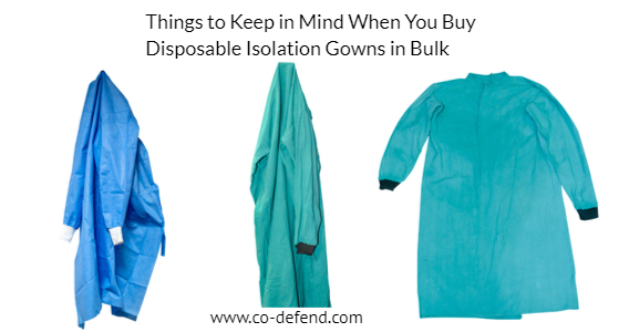 disposable isolation gowns in bulk.